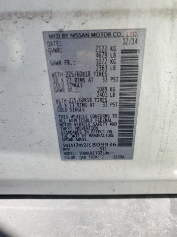 2015 NISSAN ROGUE S #3270789873