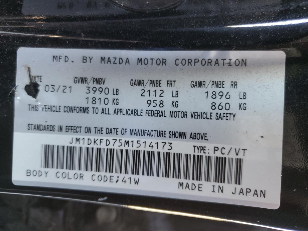 MAZDA CX-3 GRAND TOURING