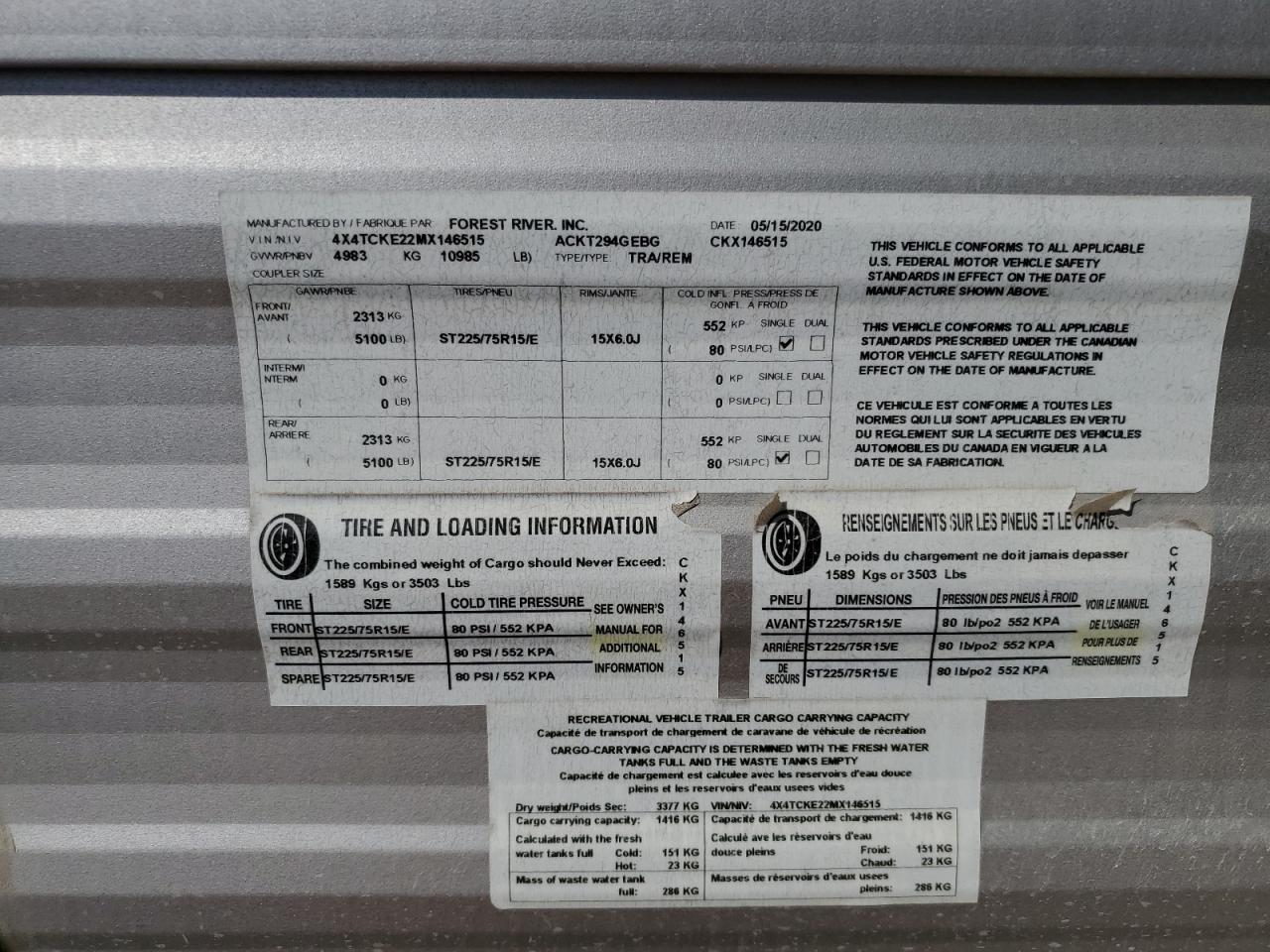 Lot #3264404419 2021 WILDWOOD CHEROKEE