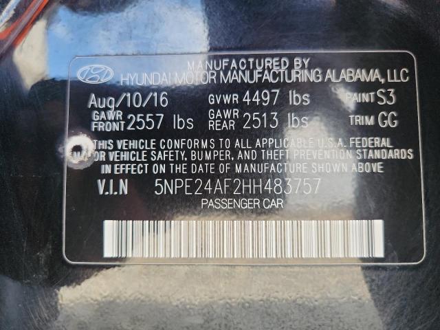 2017 HYUNDAI SONATA SE - 5NPE24AF2HH483757