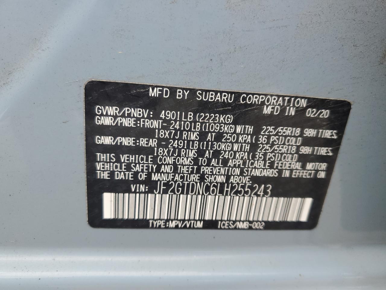 SUBARU CROSSTREK LIMITED