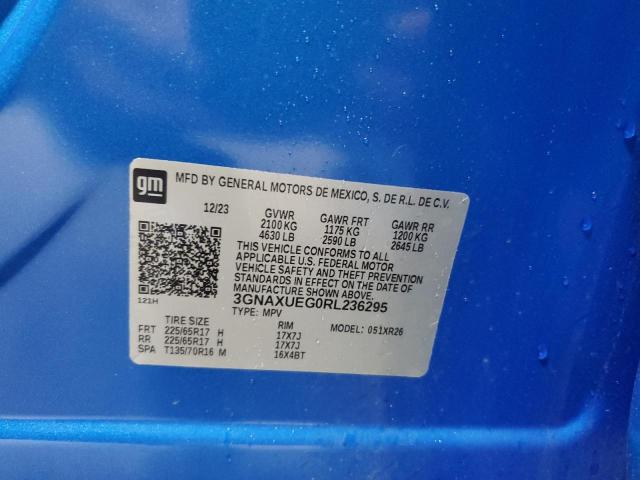 2024 CHEVROLET EQUINOX LT - 3GNAXUEG0RL236295