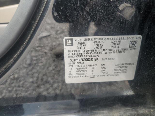 2016 GMC SIERRA C15 3GTP1NEC2GG255198