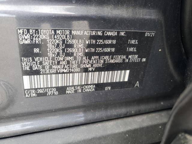 2021 TOYOTA RAV4 XSE - 2T3E6RFV8MW014080