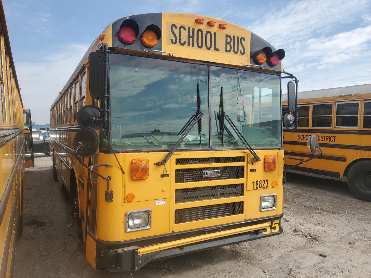 Lot #3263668729 2011 THOMAS SCHOOL BUS