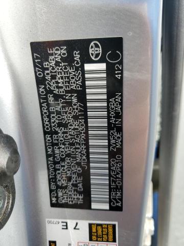 2017 TOYOTA PRIUS PRIM - JTDKARFPXH3041177