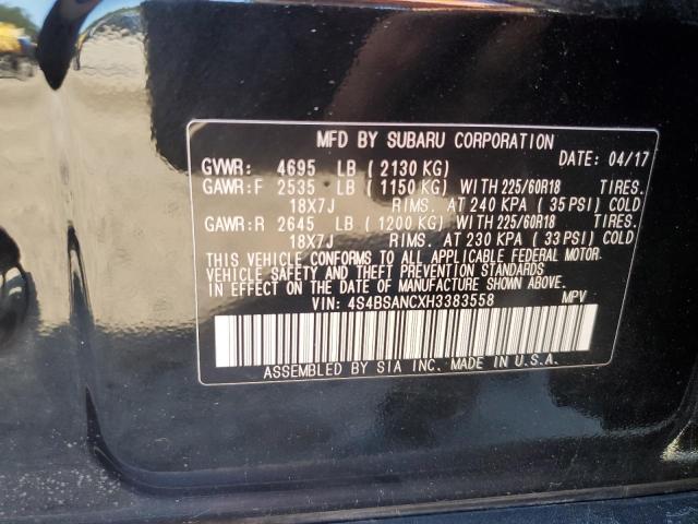 2017 SUBARU OUTBACK 2. - 4S4BSANCXH3383558