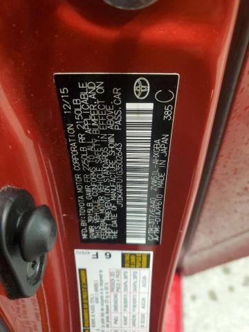 2016 TOYOTA PRIUS - JTDKARFU1G3502643