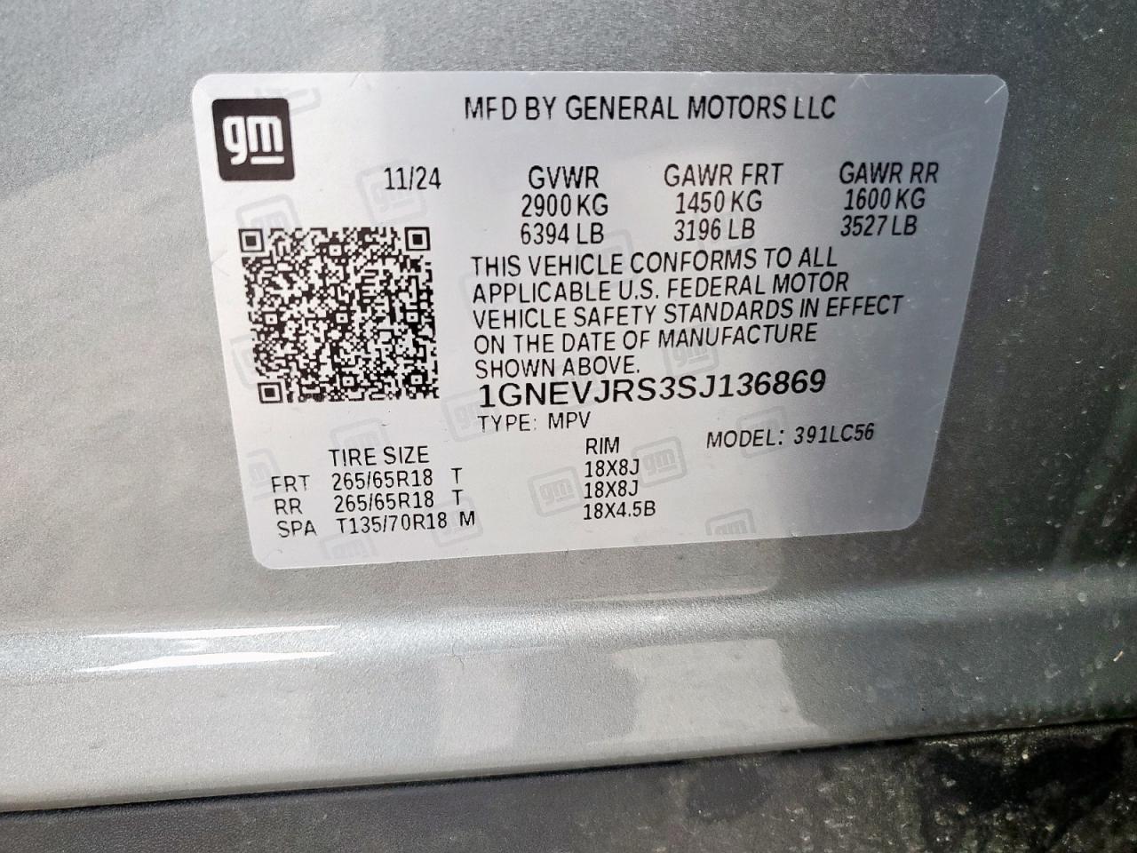 CHEVROLET TRAVERSE Z71