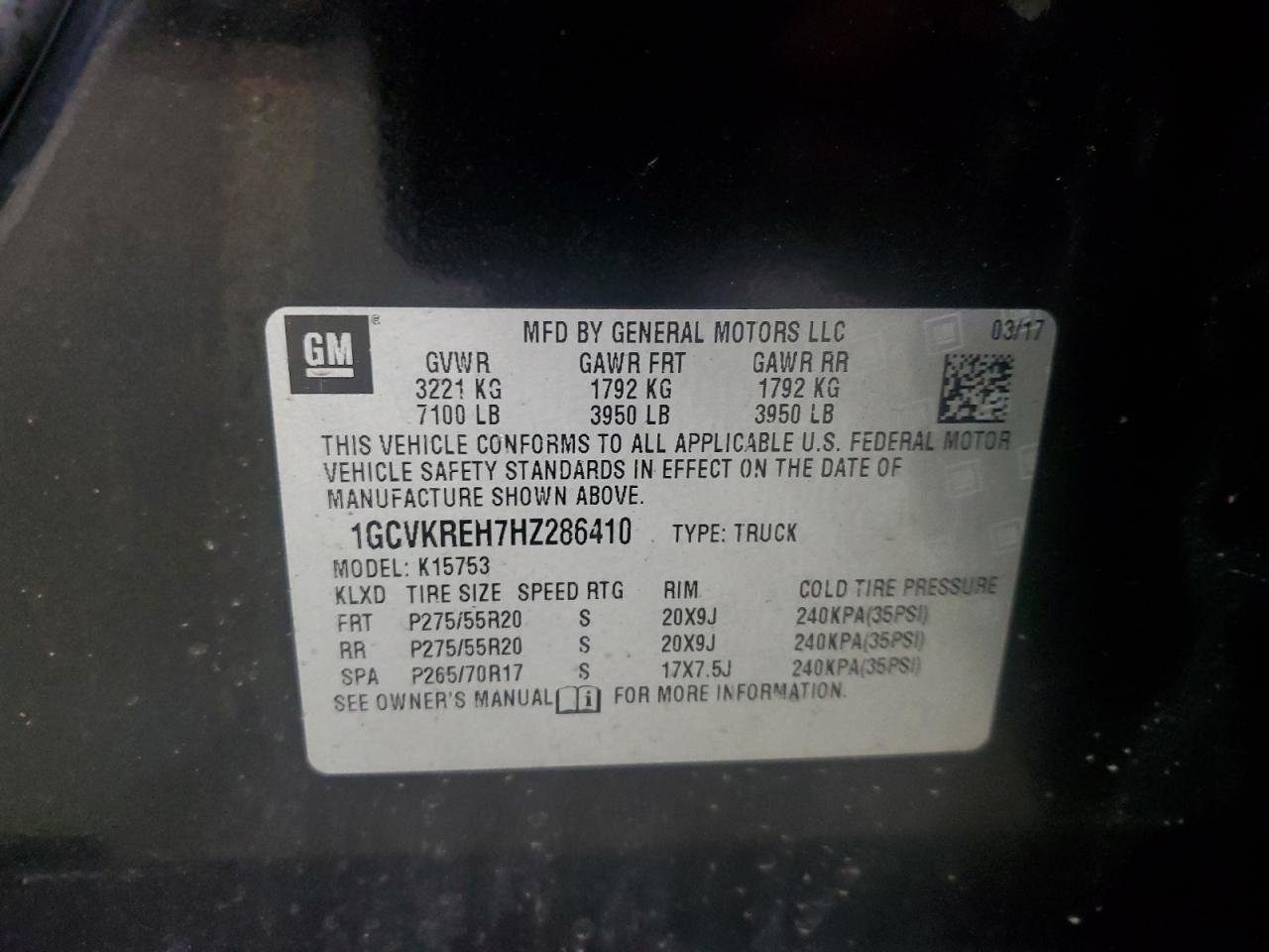 CHEVROLET SILVERADO K1500 LT