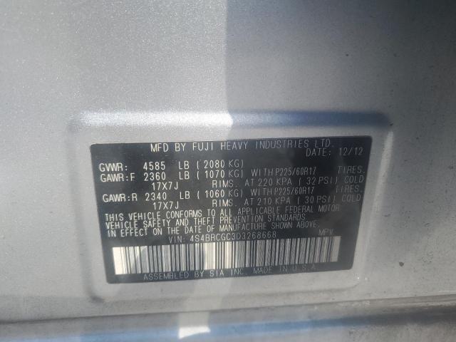 2013 SUBARU OUTBACK 2. #3297111491