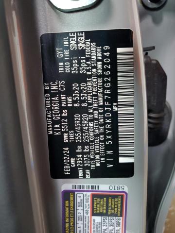 2024 KIA SORENTO SX - 5XYRKDJF7RG262049