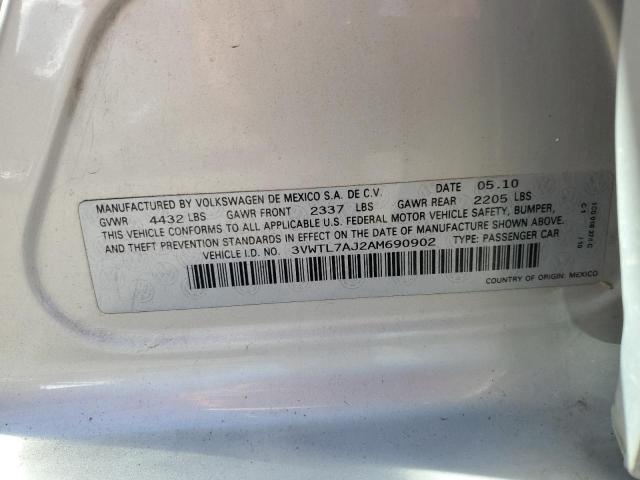 2010 VOLKSWAGEN JETTA TDI - 3VWTL7AJ2AM690902