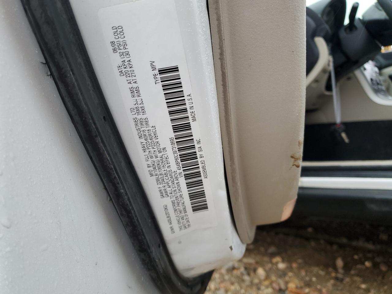 Lot #3274005550 2009 SUBARU OUTBACK