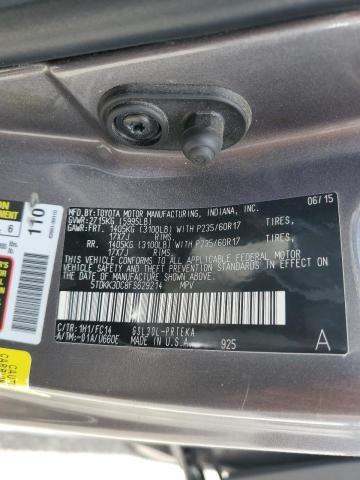 2015 TOYOTA SIENNA LE 5TDKK3DC8FS629214