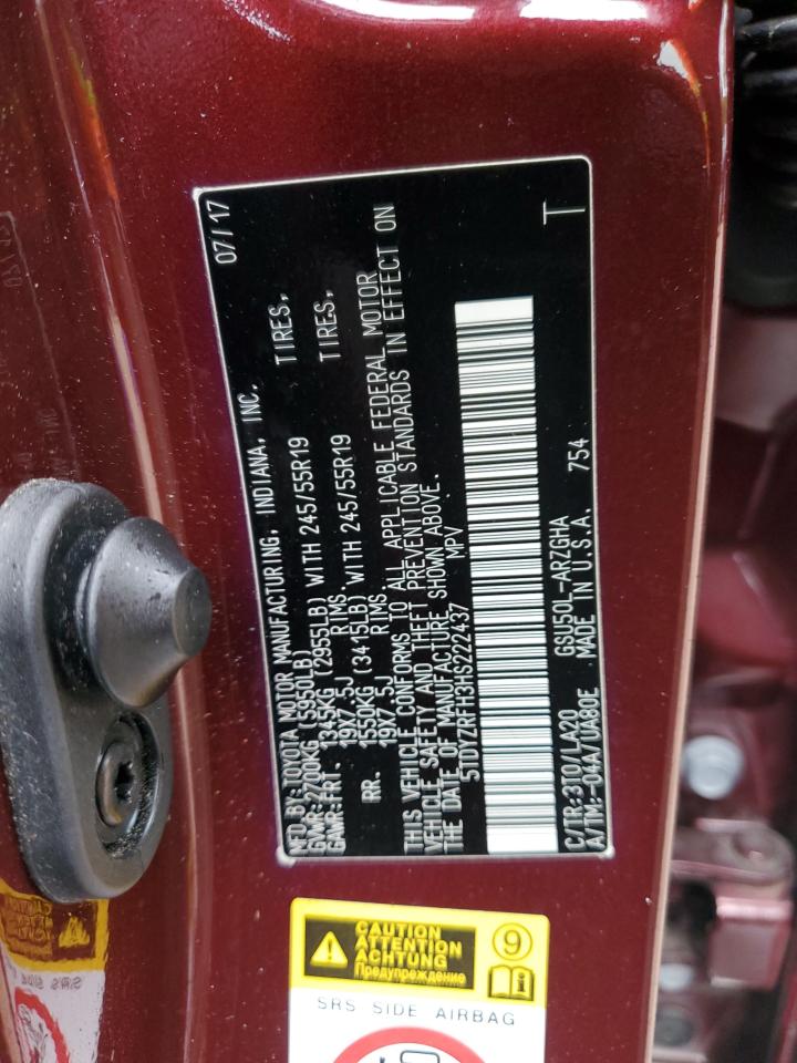 TOYOTA HIGHLANDER LIMITED