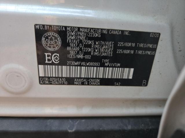 2020 TOYOTA RAV4 LIMIT - 2T3DWRFV6LW080993