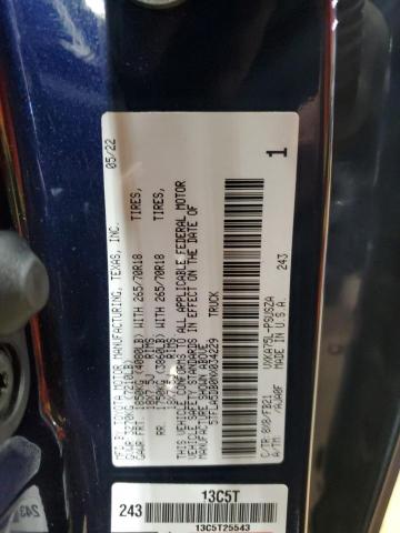 2022 TOYOTA TUNDRA CRE - 5TFLA5DB0NX034229