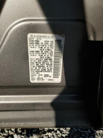 2012 NISSAN ROGUE S - JN8AS5MT2CW296919