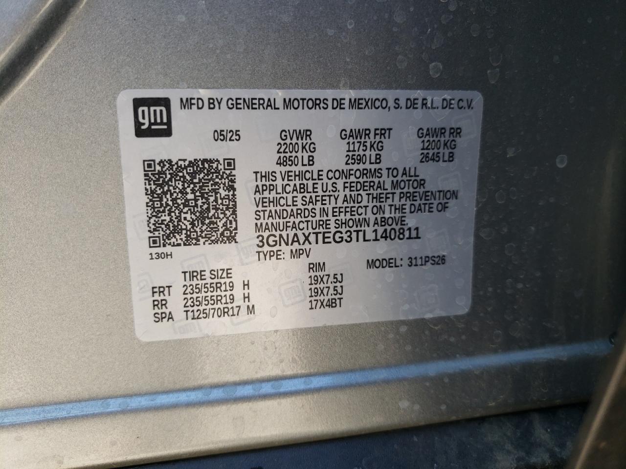 CHEVROLET EQUINOX RS