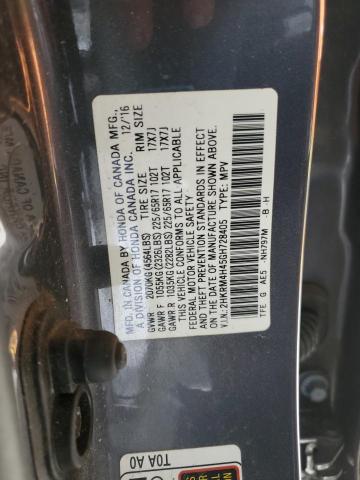 2016 HONDA CR-V SE - 2HKRM4H45GH728405