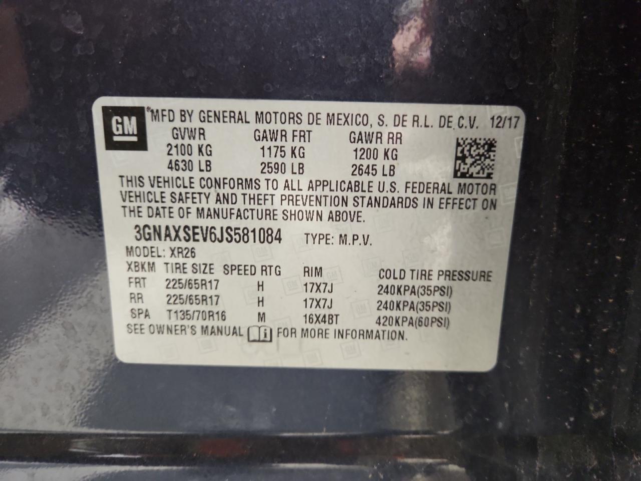 CHEVROLET EQUINOX LT