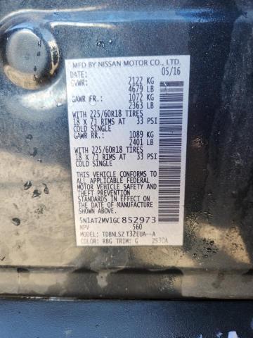 2016 NISSAN ROGUE S #3301721364