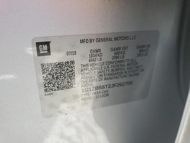 2018 CHEVROLET MALIBU LS #3290285228