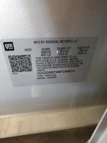 2022 CHEVROLET MALIBU LT #3308558539