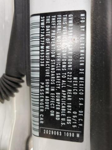 2015 VOLKSWAGEN BEETLE 1.8 3VWF17AT7FM653338