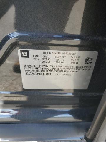 2016 BUICK LACROSSE 1G4GB5G31GF151101