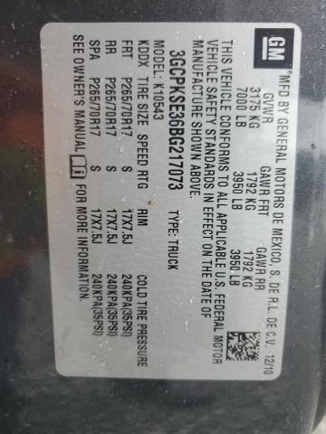 2011 CHEVROLET SILVERADO #3279501305