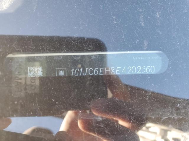 2014 CHEVROLET SONIC LT - 1G1JC6EH8E4202560