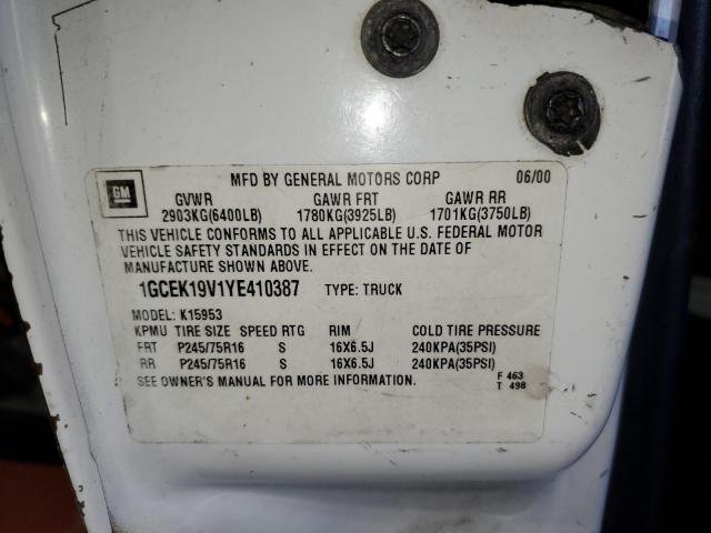 2000 CHEVROLET SILVERADO #3287668015