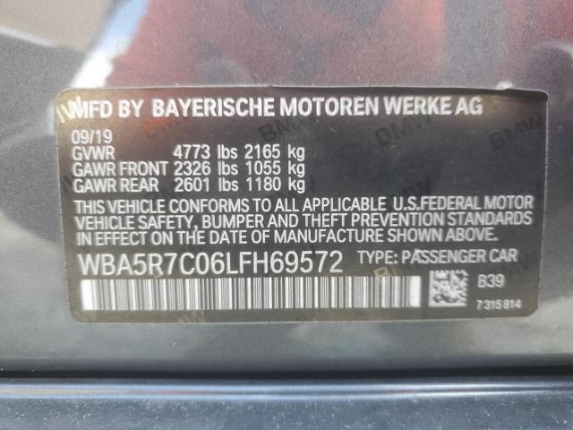 2020 BMW 330XI WBA5R7C06LFH69572