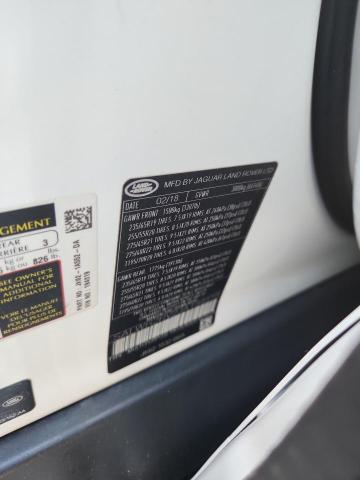 2018 LAND ROVER RANGE ROVE - SALWR2RV2JA194819