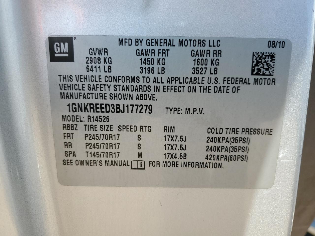 CHEVROLET TRAVERSE LS