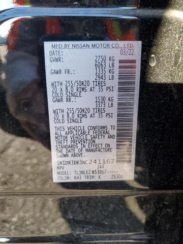 2022 NISSAN PATHFINDER #3283988834