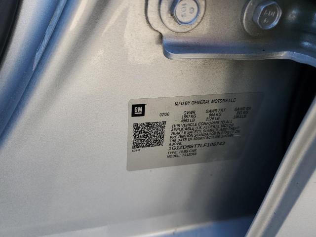 2020 CHEVROLET MALIBU LT #3296280485