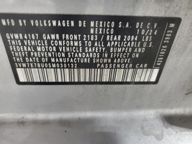 2025 VOLKSWAGEN JETTA SE 3VW7X7BU0SM030132