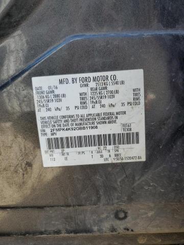 2016 FORD EDGE TITAN 2FMPK4K92GBB11908