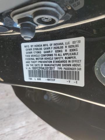 2020 HONDA CIVIC SPORT - 19XFC2F84LE013517