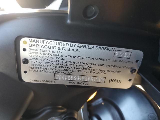 2023 APRILIA RS 660 ZD4KSUG04PS001963