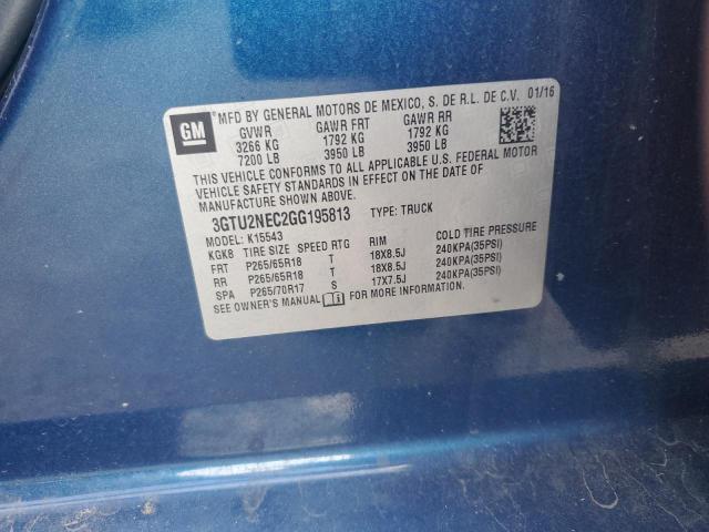 2016 GMC SIERRA K15 #3278552933