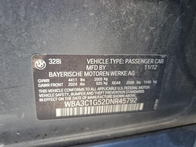 2013 BMW 328 I SULE - WBA3C1G52DNR45792