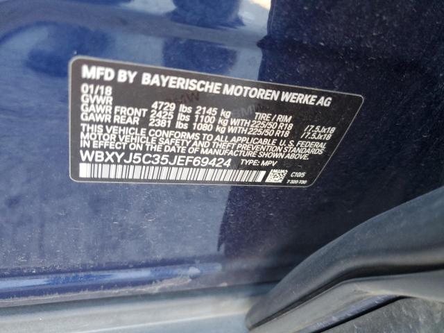 2018 BMW X2 XDRIVE2 #3302890951