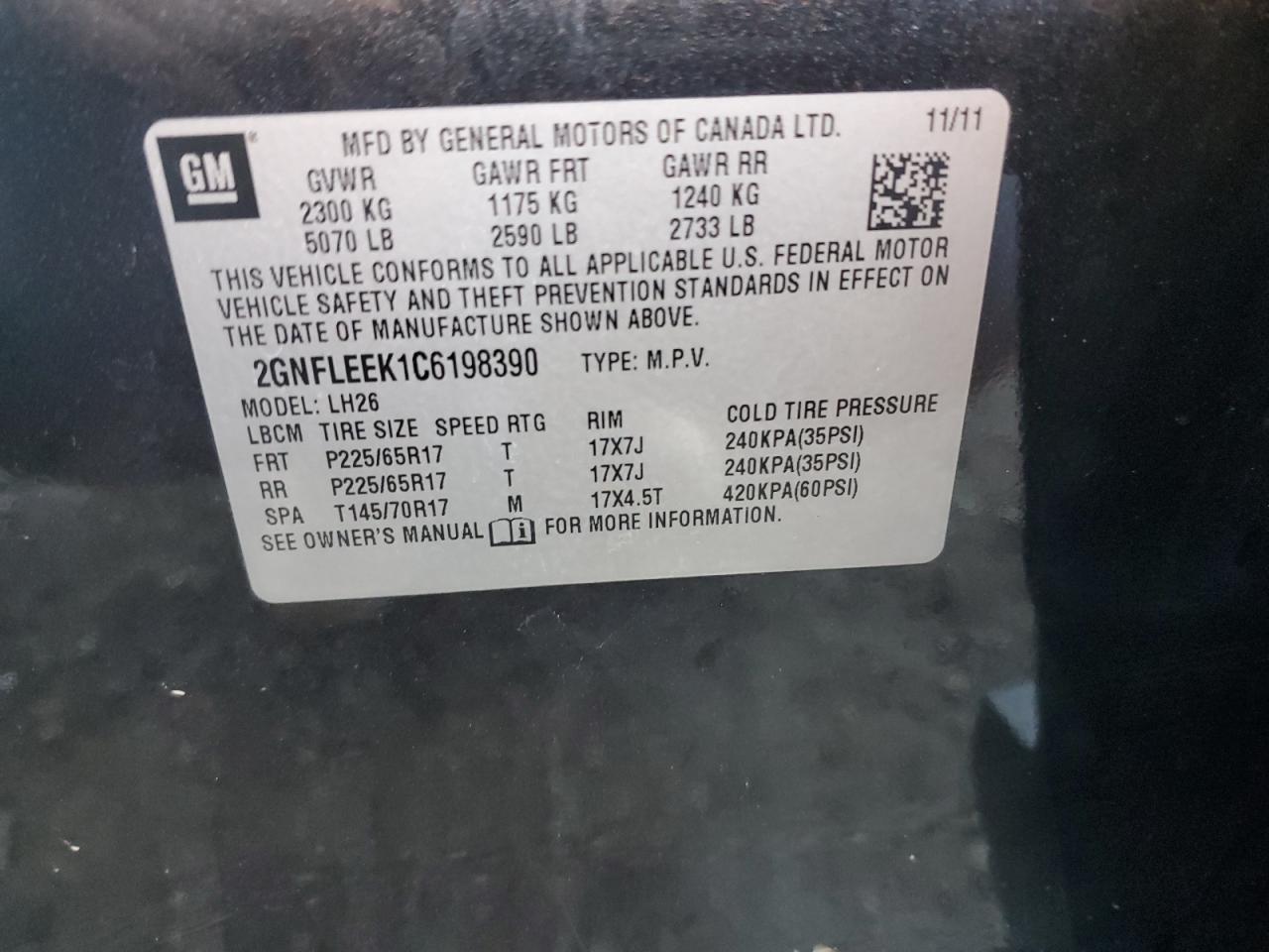 CHEVROLET EQUINOX LT