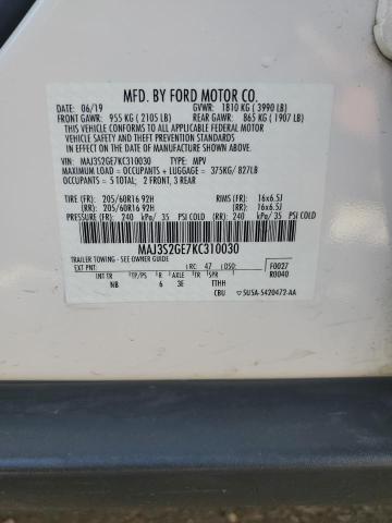 2019 FORD ECOSPORT S - MAJ3S2GE7KC310030