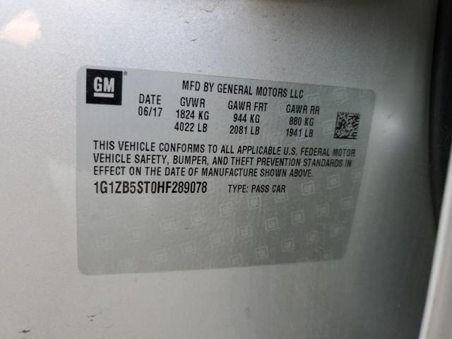 2017 CHEVROLET MALIBU LS - 1G1ZB5ST0HF289078