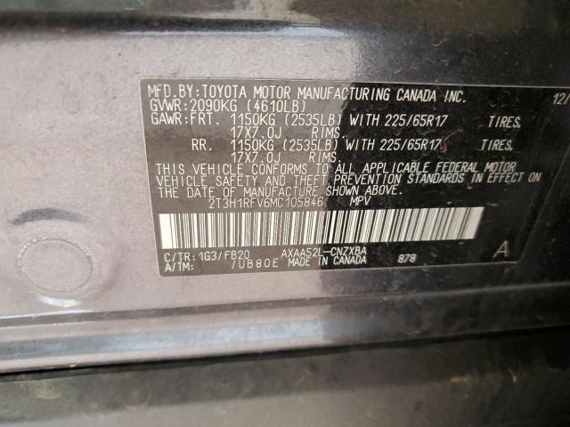 2021 TOYOTA RAV4 LE - 2T3H1RFV6MC105846